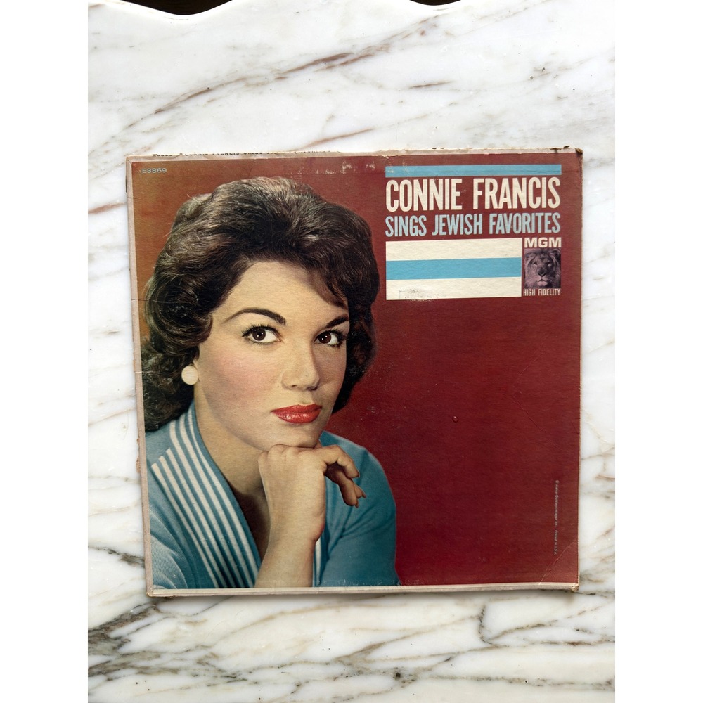 Connie Francis Sings Jewish Favorites Vintage MGM Vinyl Record E3869
